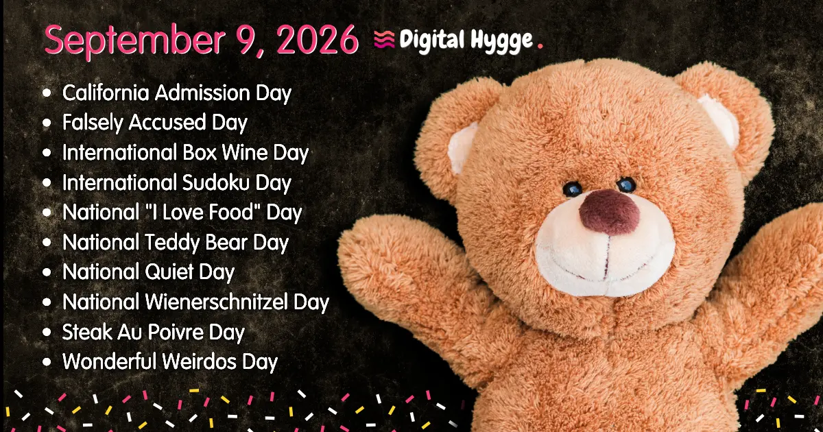 National Days on September 9, 2026