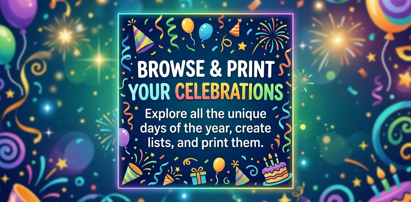Pick & Print Calendar