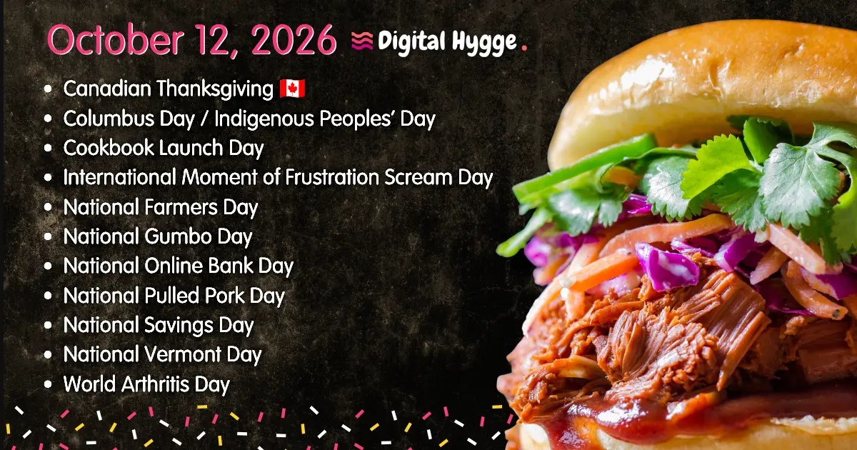 National Days on October 12, 2026