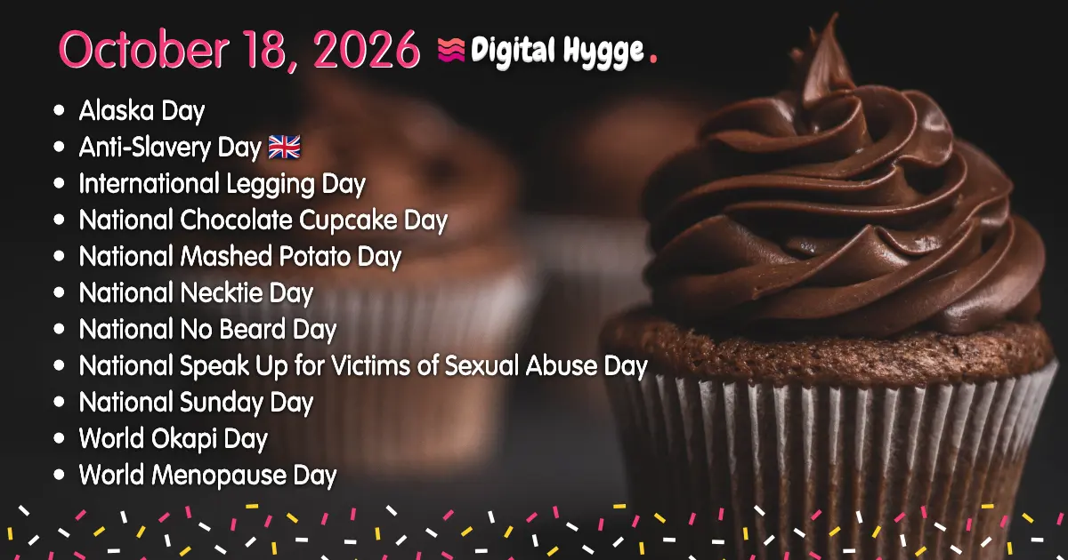 National Days on October 18, 2026