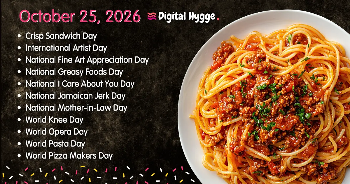 National Days on October 25, 2026