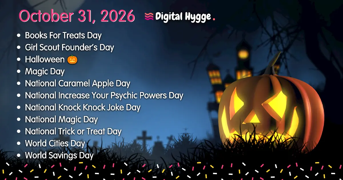 National Days on October 31, 2026